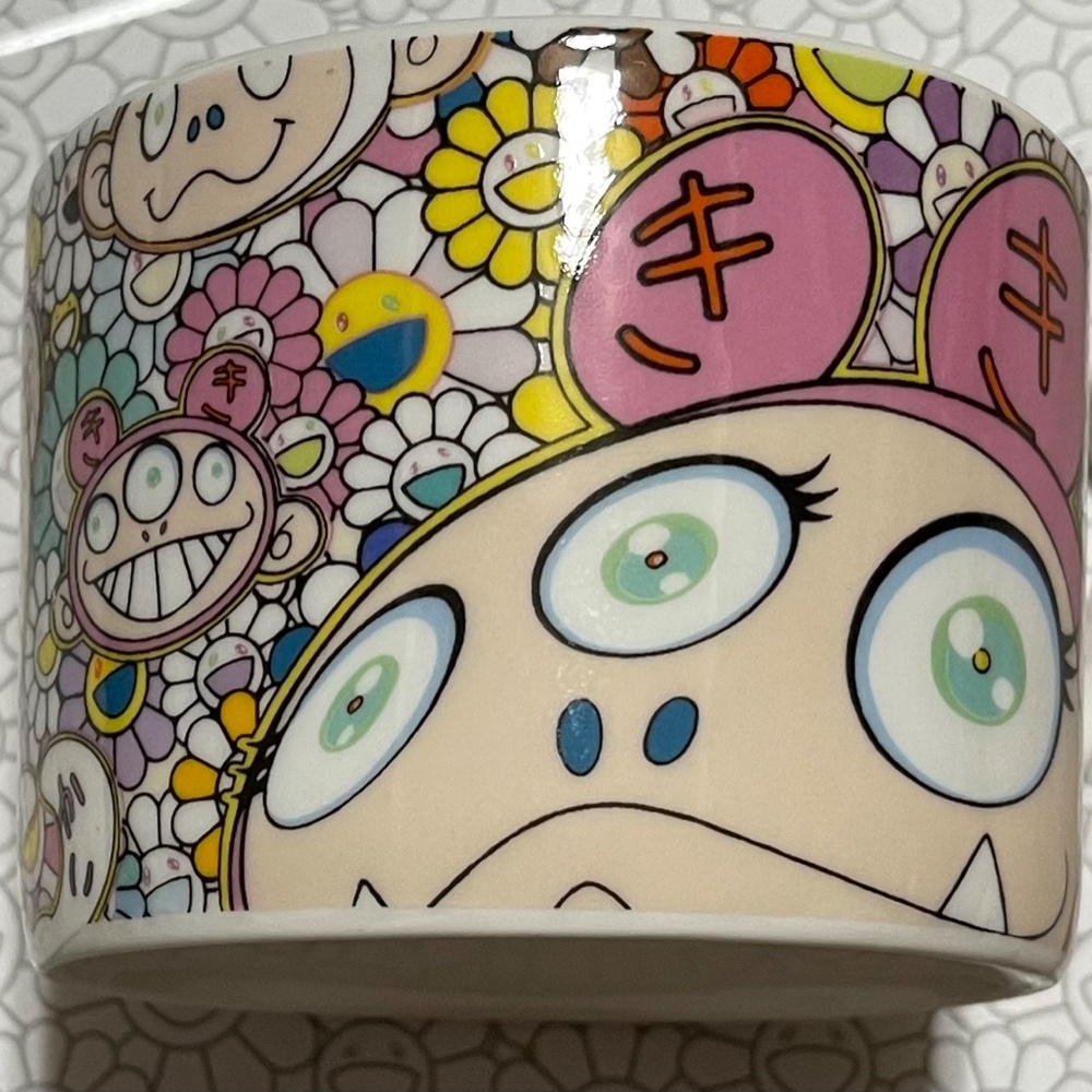 Takashi Murakami Kaikai Kiki 2 Cup Mug Saucers Boxed Japan Limited Edition - Picture 5 of 7